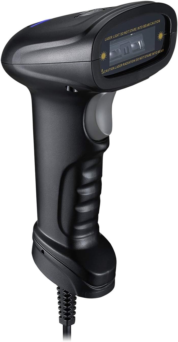 Adesso NuScan 1600U 1D Handheld CCD Barcode Scanner (USB) - Cable Connectivity - 300 scan/s - 16in Scan Distance