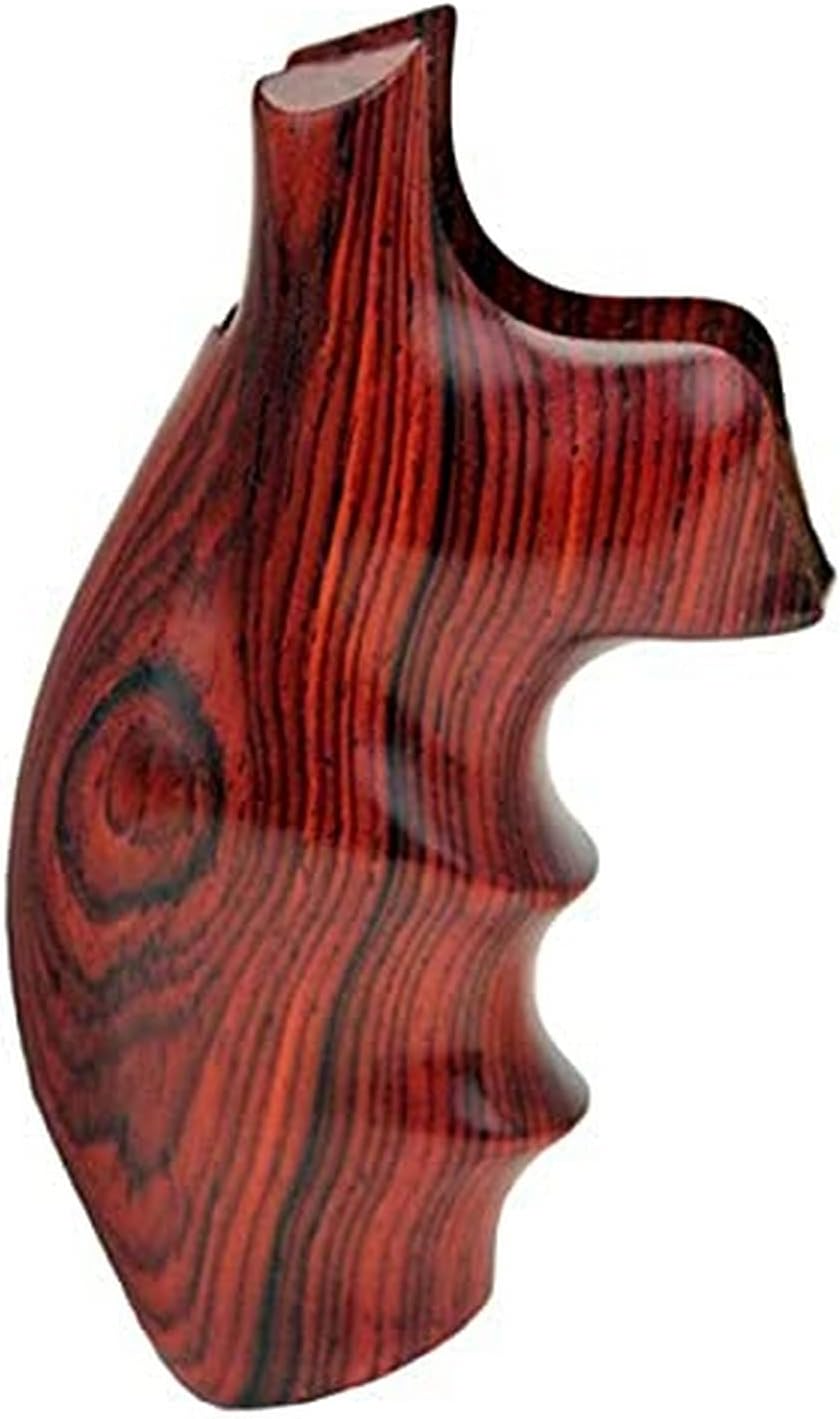 HOGUE Fancy S&W K/L Frame Round Butt Hardwood Grips
