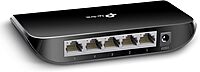 TP-Link 5 Port Gigabit Ethernet Network Switch | Plug and Play | Desktop or Wall-Mount | Plastic Case Ethernet Splitter