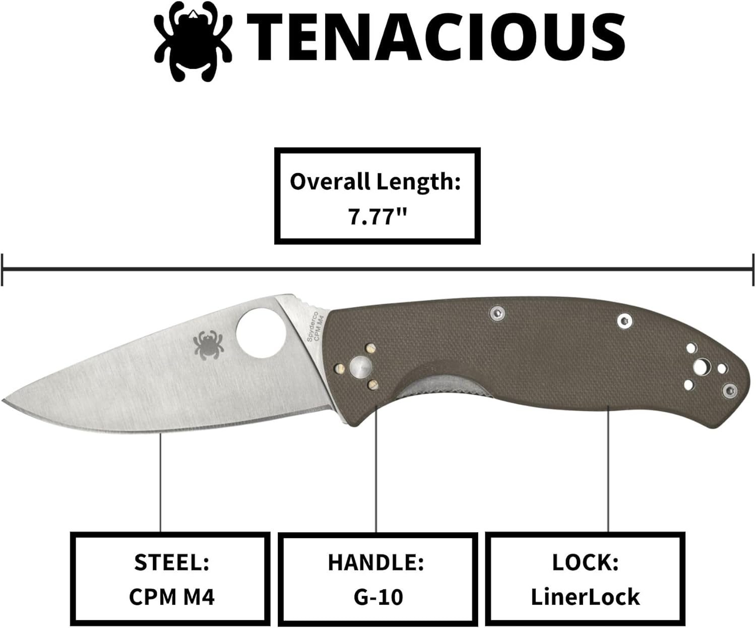 Spyderco Tenacious Folding Pocket Knife