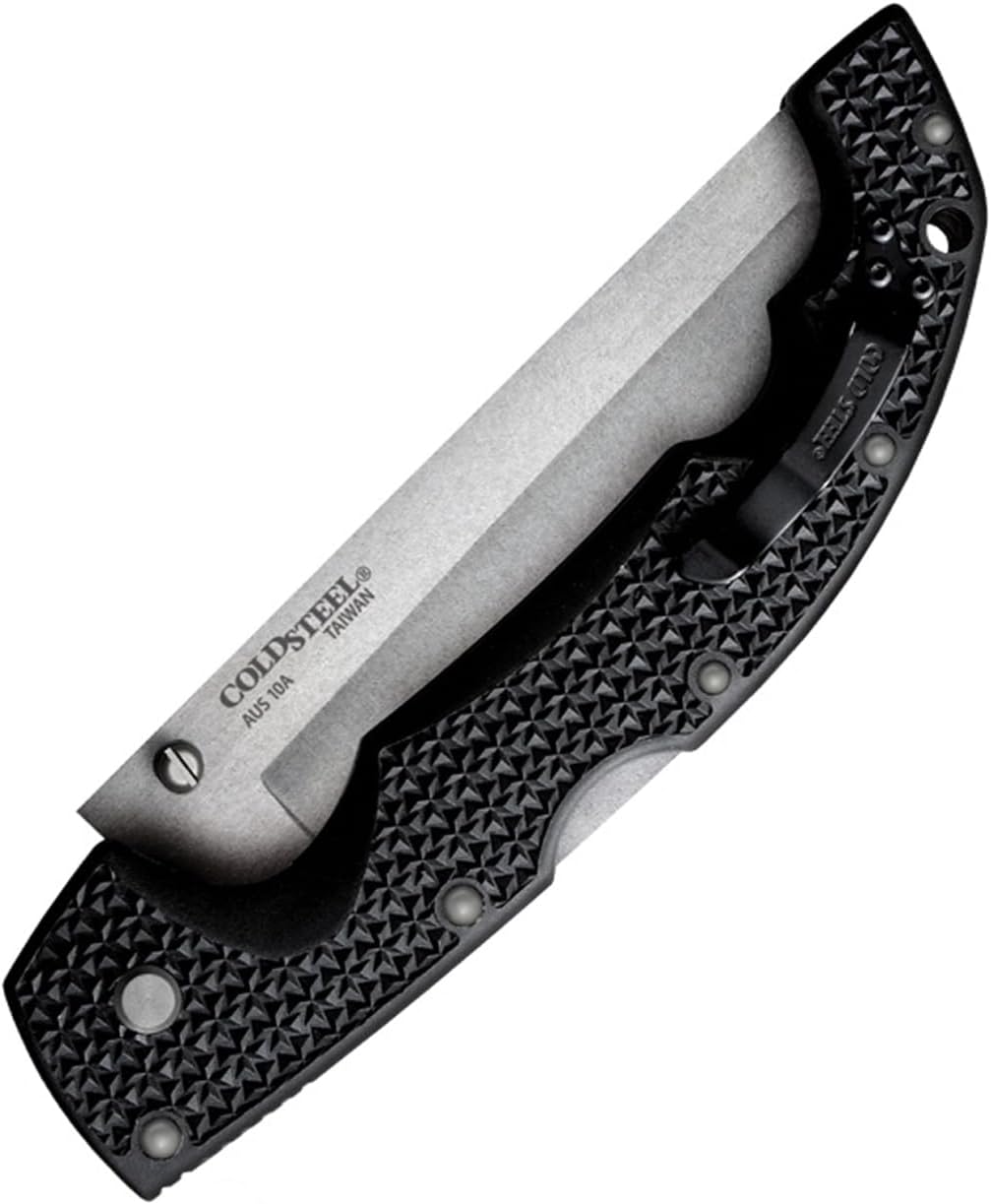 COLD STEEL XL Voyager 5.5 AUS10A Tanto Folding Knife with Griv-Ex Handle & Tri-Ad Lock