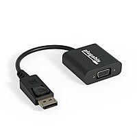 Plugable DisplayPort to VGA Adapter - Supports DisplayPort-Equipped Windows and Linux Systems to VGA Displays up to 1080p