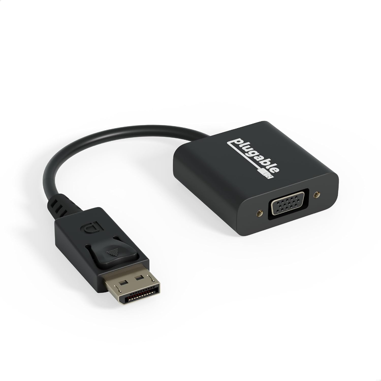 Plugable DisplayPort to VGA Adapter - Supports DisplayPort-Equipped Windows and Linux Systems to VGA Displays up to 1080p