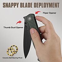 CIVIVI RS71 Folding Pocket Knife with 4" Nitro-V Blade