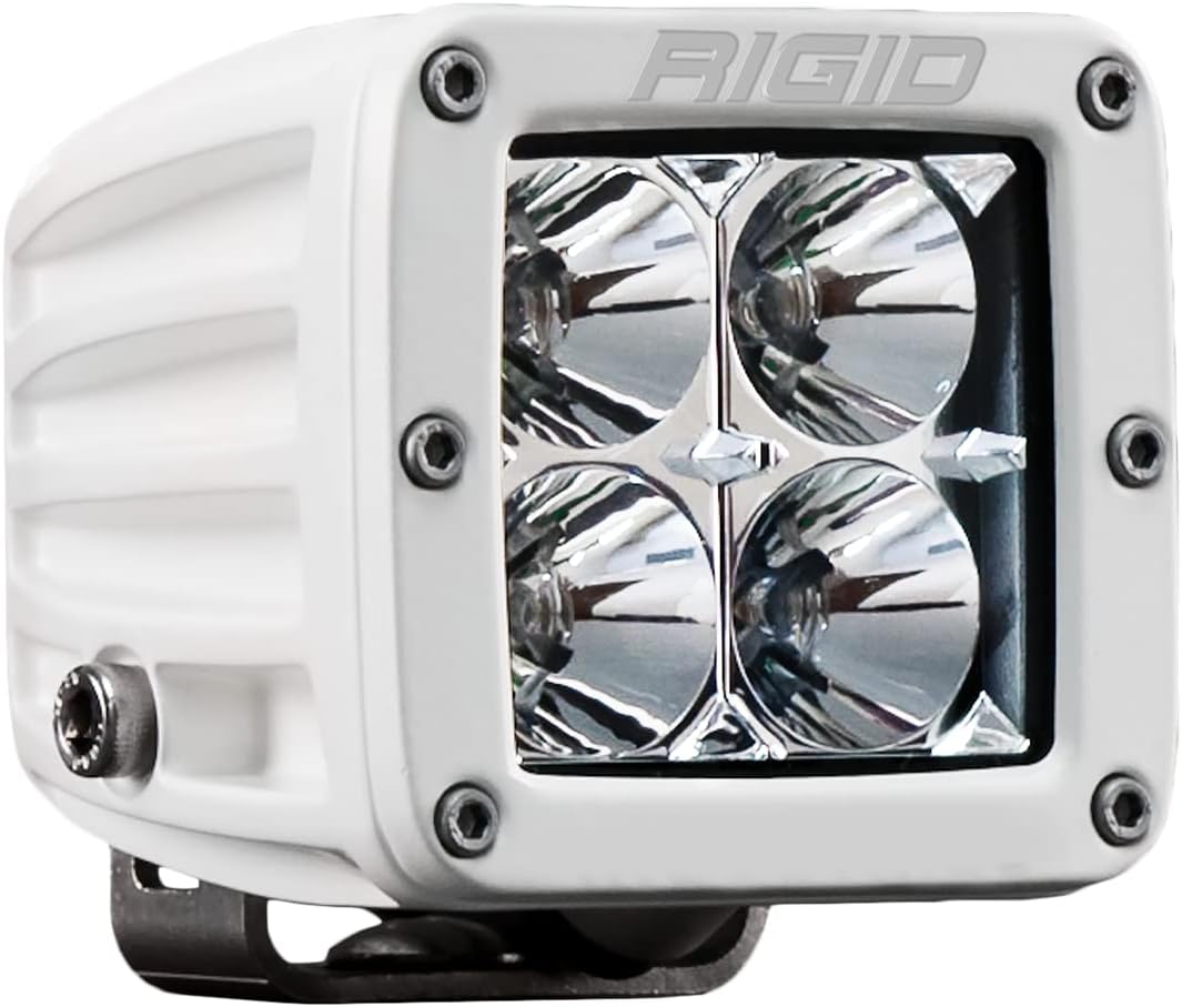 Rigid Industries - White D-Series Pro Hybrid Flood Surface Mount, Set of 2