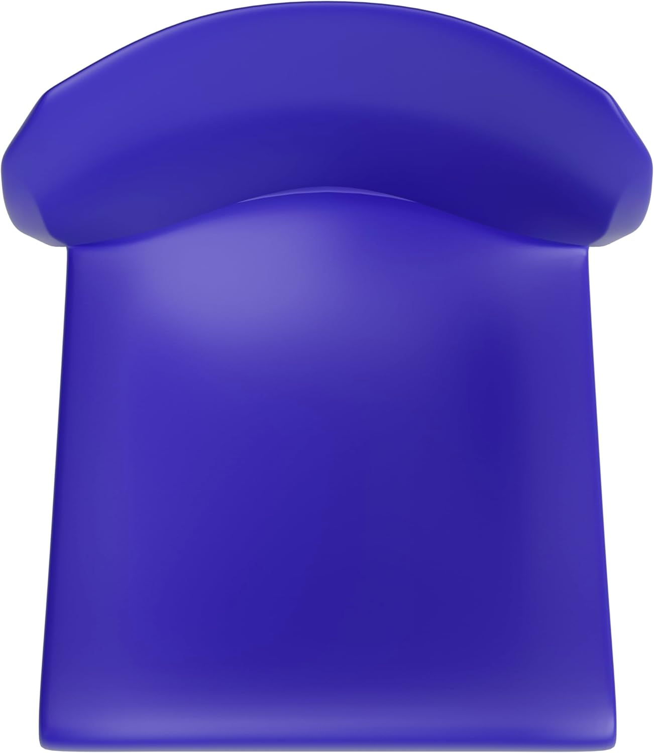 Flash Furniture Hercules Series 880 lb. Capacity Blue Full Back Contoured Stack Chair with Gray Powder Coated Sled Base