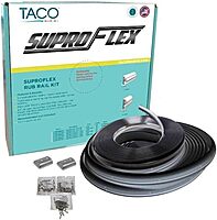 TACO Marine V11-9990BBK80-2 SuproFlex Rub Rail Kit - 80' x 2" x 29/32", Black