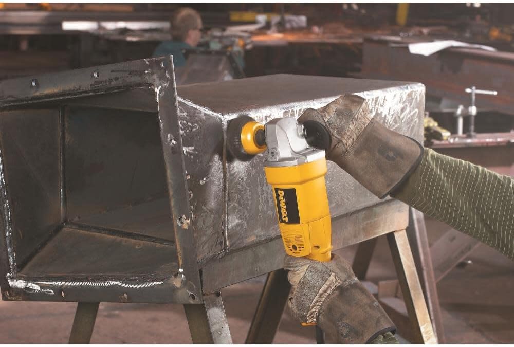 DEWALT 5-Inch Angle Grinder, Medium, 12 Amp, 10000 RPM (DW831) - Yellow