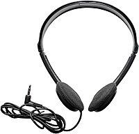 Maxell 199845 6ft Cord Adjustable Headband Wired Headphones with Microphone, Black Sound, Comfortable Fit