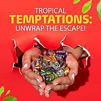 Colombina Sweet Delights Assorted Filled Candy, Rainbow Variety Pack, Individually Wrapped, Ideal for Parties, Birthdays