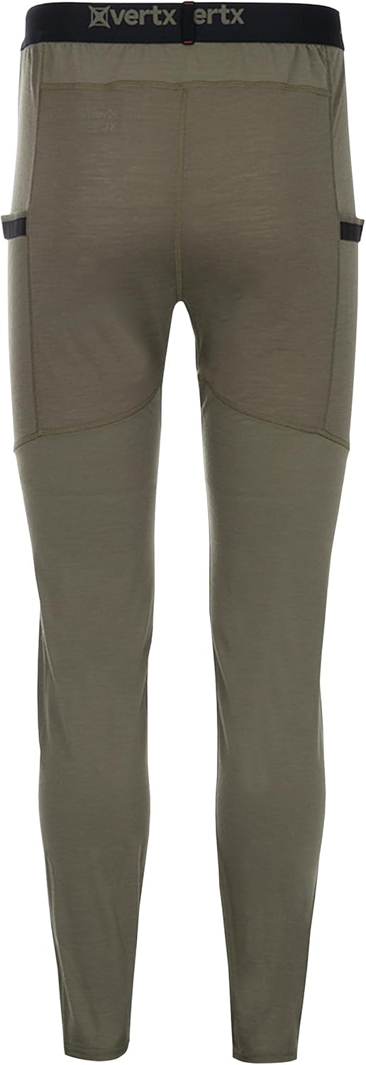 VERTX Mens Merino Wool Base Layer Pants