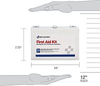 Pac-Kit 6086 159 Piece #25 ANSI Steel Case Contractor's First Aid Kit