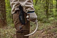 Gerber Gear Freeman Guide Fixed Blade Knife, Fine Edge, Drop Point [31-000588],Black Fixed Blade- Fine Edge- Drop Point