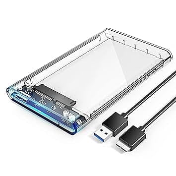 2.5 Inch Hard Drive Enclosure USB 3.0 to SATA External Hard Disk – Transparent 2.5 Inch Hard Drive Enclosure USB 3.0 to SATA External Hard Disk – Transparent