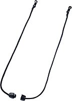 Ergodyne Skullerz 3251 Rope Slip-Fit EyeWear Lanyard, Black (Pack of 4)