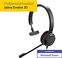 Jabra Evolve 30 II Wired On-Ear Headset - Unified Communications