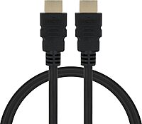 VisionTek HDMI 6Ft Cable, High-Speed 4k 2.0 Cord, 60Hz, 18Gbps, USB (M/M), Compatible with TV/PS5/Xbox/Roku, Black, 901287