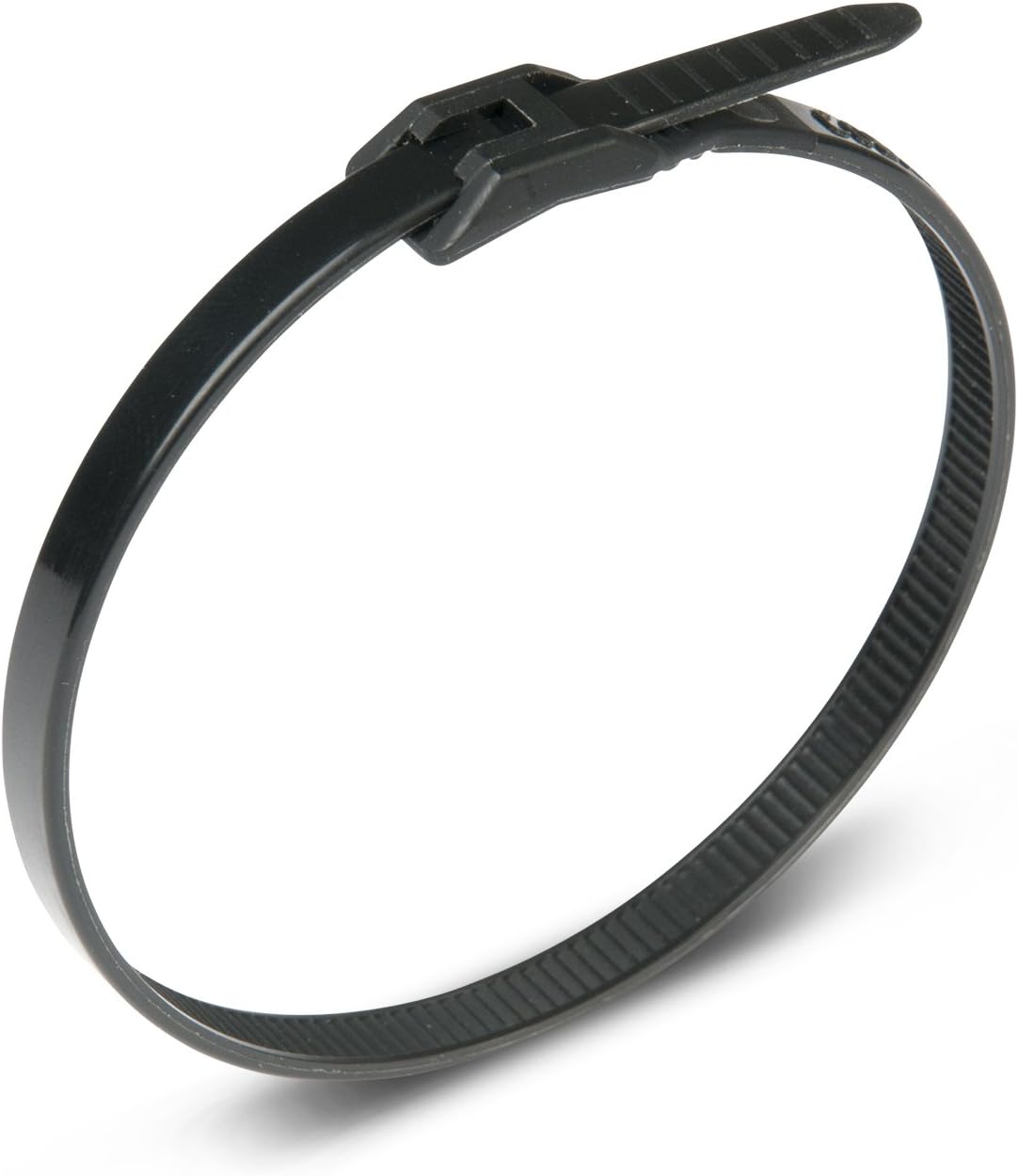 Ancor 199325 Cable Tie, Low Profile, 8", Black, 100pc