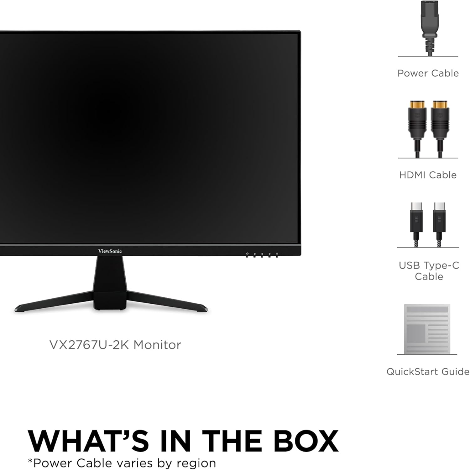 ViewSonic VX Series IPS Monitors with 65W USB-C and Ultra-Thin Bezels