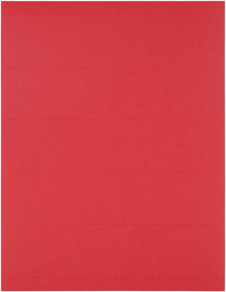 JAM PAPER Mailing Address Labels - Self-Adhesive Rectangular