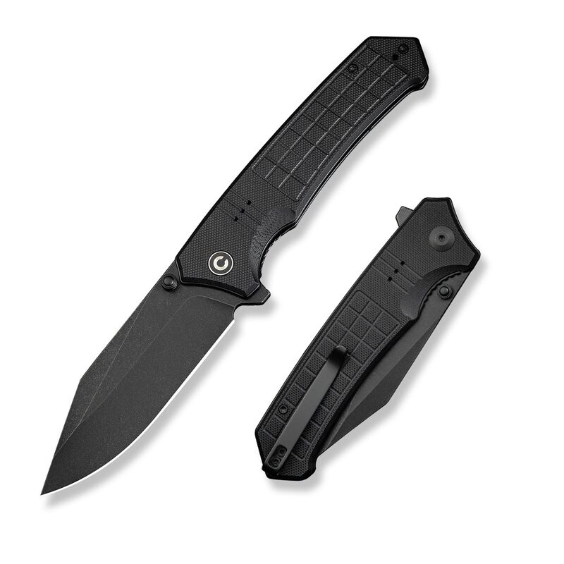 CIVIVI Tacticorix Pocket Knife for Men Women, EDC Flipper Folding Knife with 3.7" Nitro-V Blade G10 Handle for Camping
