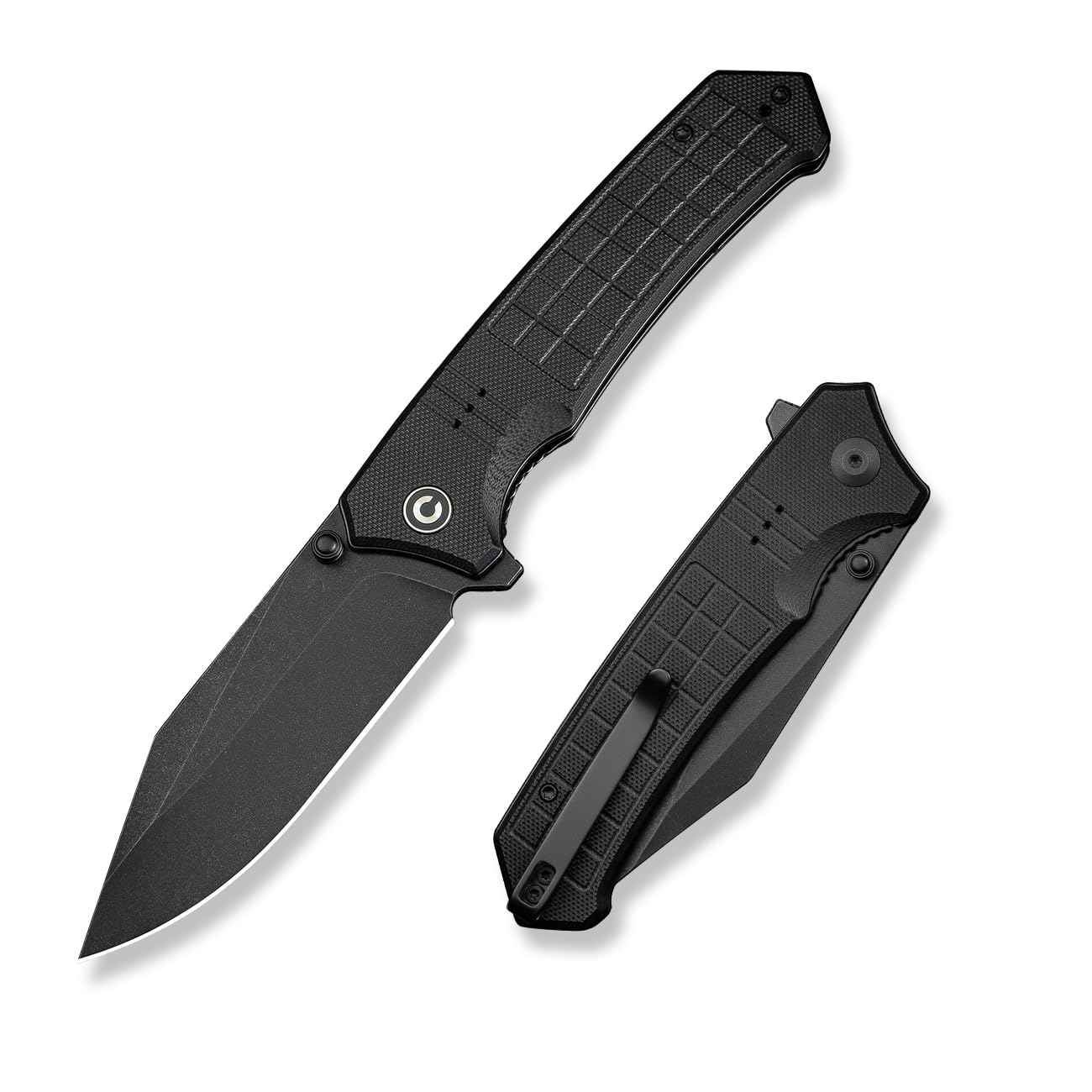 CIVIVI Tacticorix Pocket Knife for Men Women, EDC Flipper Folding Knife with 3.7" Nitro-V Blade G10 Handle for Camping