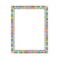 Barker Creek Retro Design Computer Paper, 8-1/2 x 11 Inches, 50 Sheets