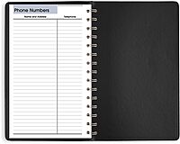 AT-A-GLANCE 2025 Appointment Book Planner, Daily, 5" x 8", Small, Hourly, DayMinder, Black (SK440025) 2025 New Edition Hourly