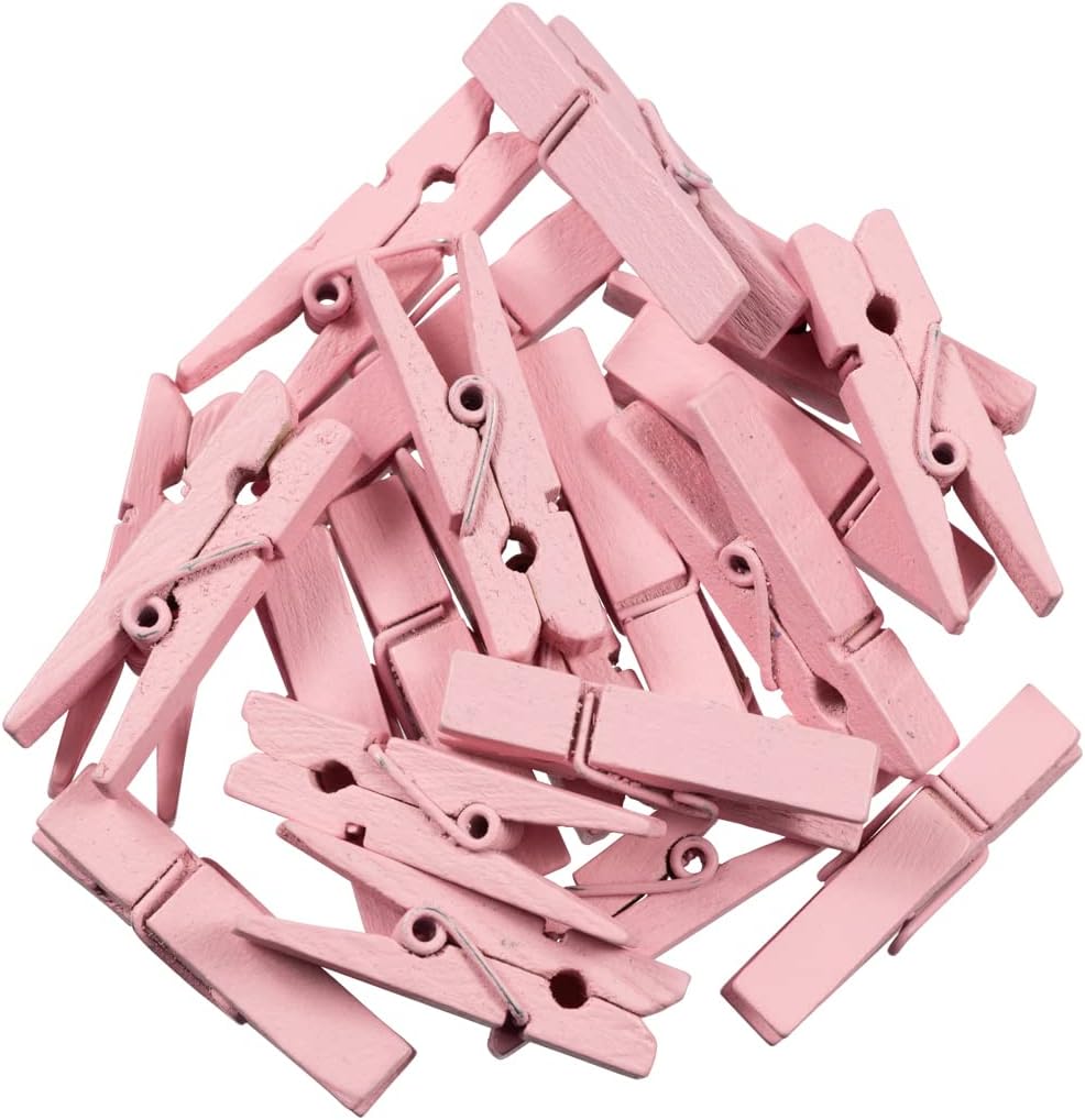 JAM PAPER Mailing Labels & Wood Clothing Pin Clips