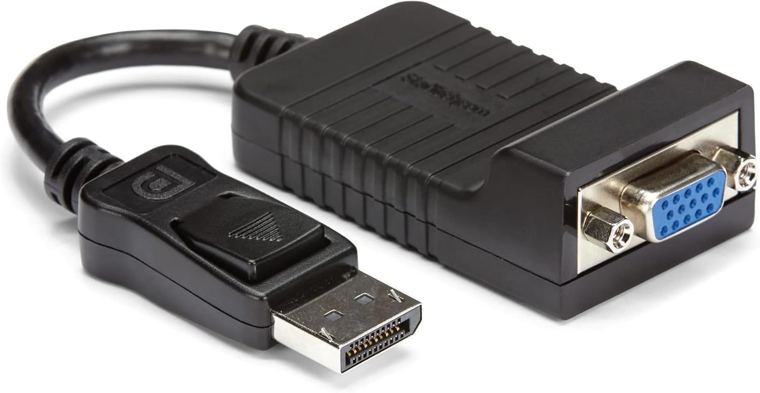 StarTech.com DisplayPort to VGA Adapter - Active DP to VGA Converter