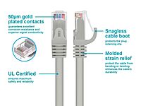 Monoprice Cat6 Flexboot Ethernet Patch Cable UTP 24AWG 550MHz Snagless RJ45