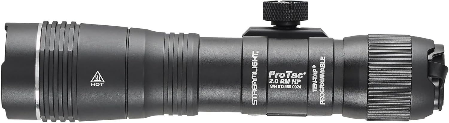 Streamlight 89015 ProTac Rail-Mount HP-X Pro System 800-Lumen 105000-Candela Tactical Flashlight with JackCap Tail Switch