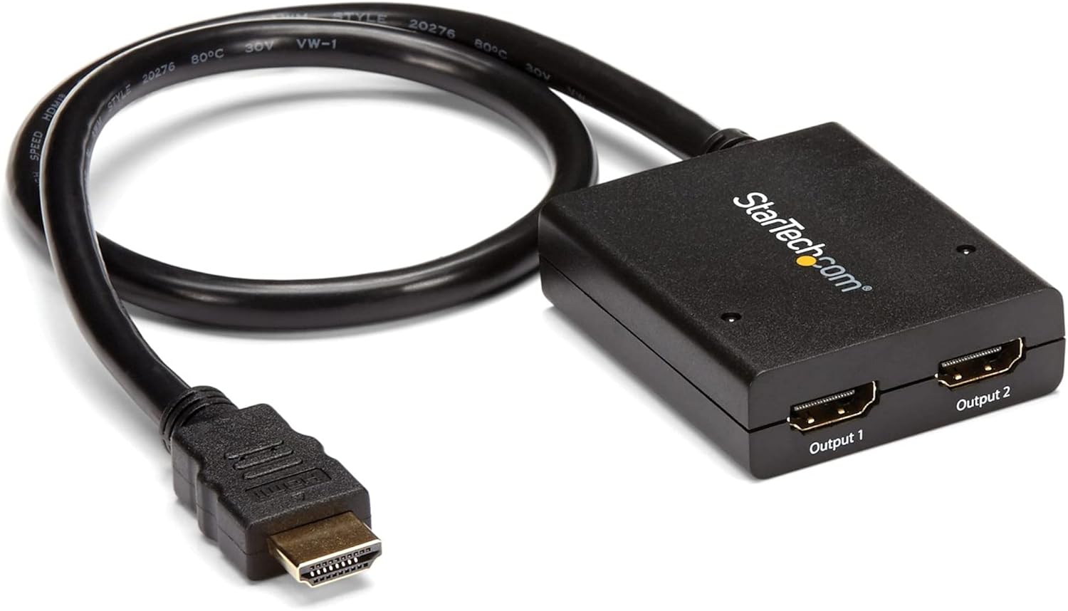 StarTech.com 2-Port HDMI Splitter (1 In 2 Out)