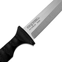 COLD STEEL Tanto Spike Durable Lightweight German 4116 Stainless Steel 4" Fixed Blade Tactical Outdoor Hunting Neck Knife, Textured Griv-Ex Handle, Secure-Ex Sheath