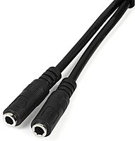 StarTech.com 3.5mm Headset Splitter Adapter (Combo to Separate Mic & Headphone)