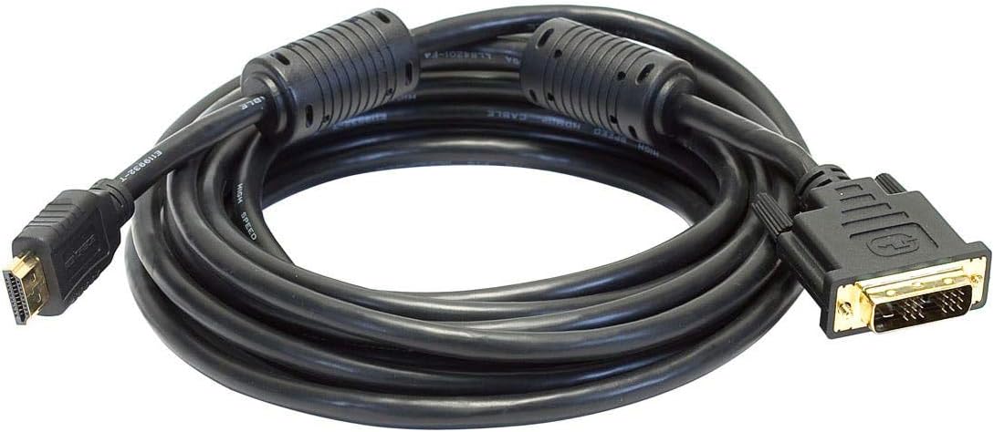 MONOPRICE HDMI to Single Link DVI-D Adapter Cable with Ferrite Cores