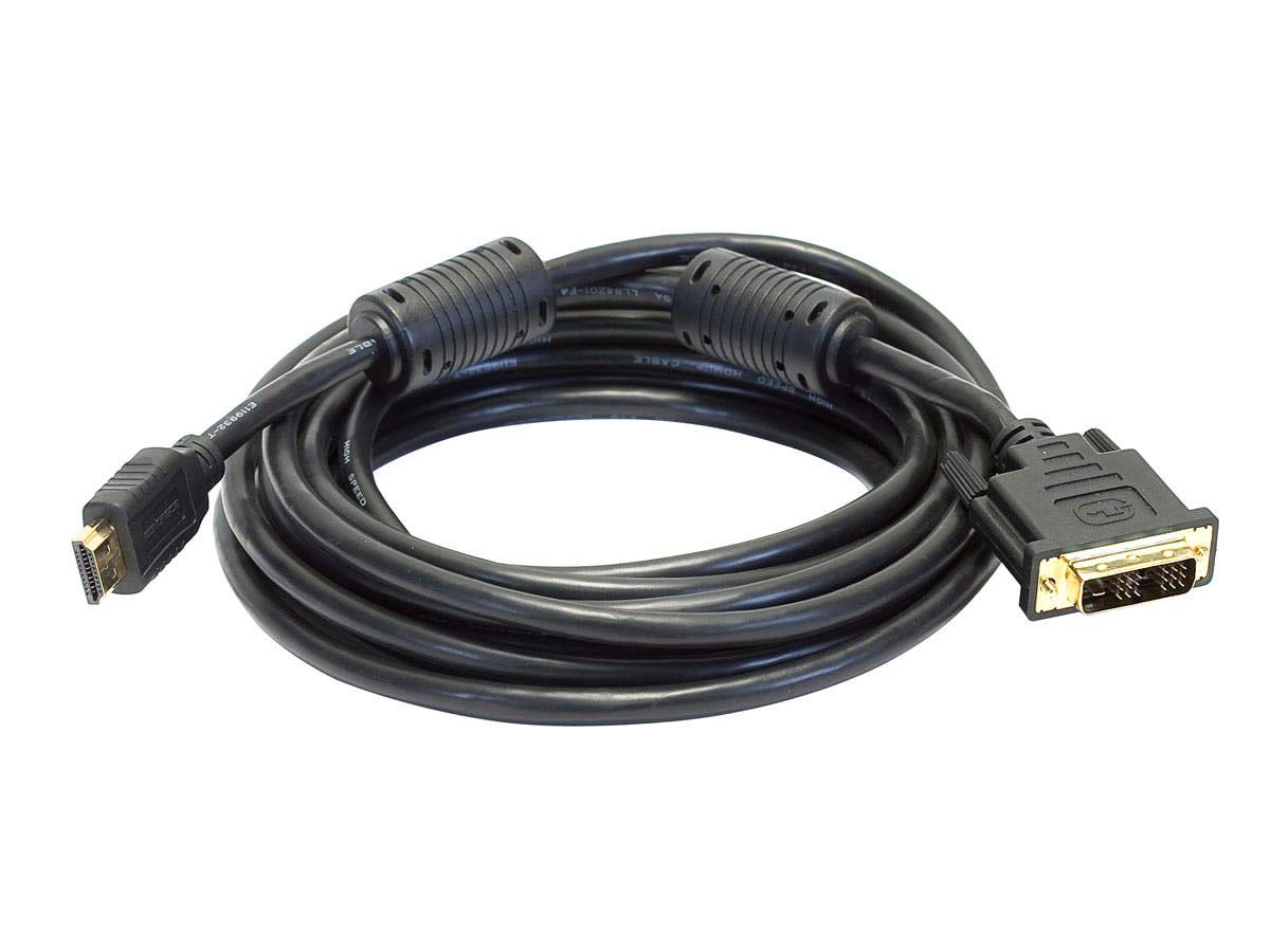MONOPRICE HDMI to Single Link DVI-D Adapter Cable with Ferrite Cores