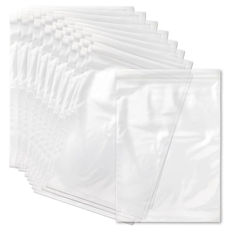 AVIDITI Clear Poly Bag Mailers 4"L x 6"W, Small 1000-Pack Bulk | Plastic Resealable Zipper Polybags for Small Business Shipping, Packing, or Storage 4x6