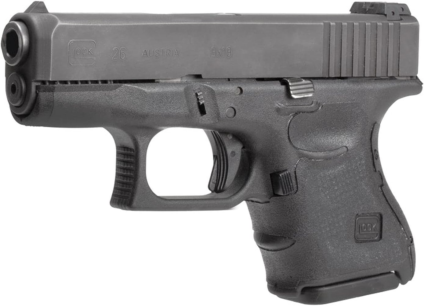 Glock 26 27 33 Wrap Rub BLK Gen 4 SB