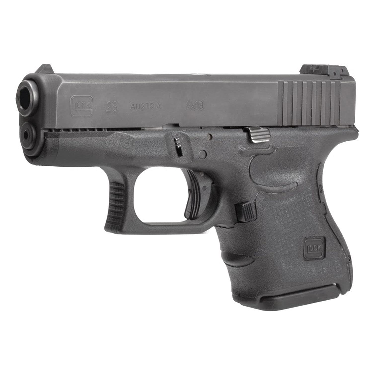 Glock 26 27 33 Wrap Rub BLK Gen 4 SB