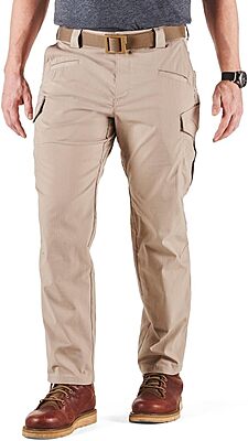 5.11 Tactical Men's Icon Pant, Straight Fit, 8 Pockets, Flex‑Tac Ripstop, Style 74521ABR
