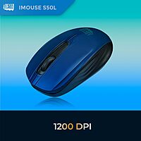 ADESSO iMouse S50 Wireless Mini Mouse - 2.4GHz RF, 1200 DPI