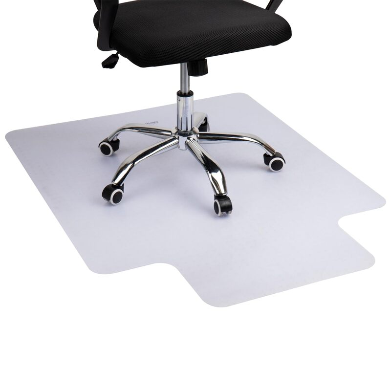 Mind Reader Office Chair Mat for Carpet – Heavy Duty PVC Floor Protector, Transparent Chair Mat for Carpeted Floors