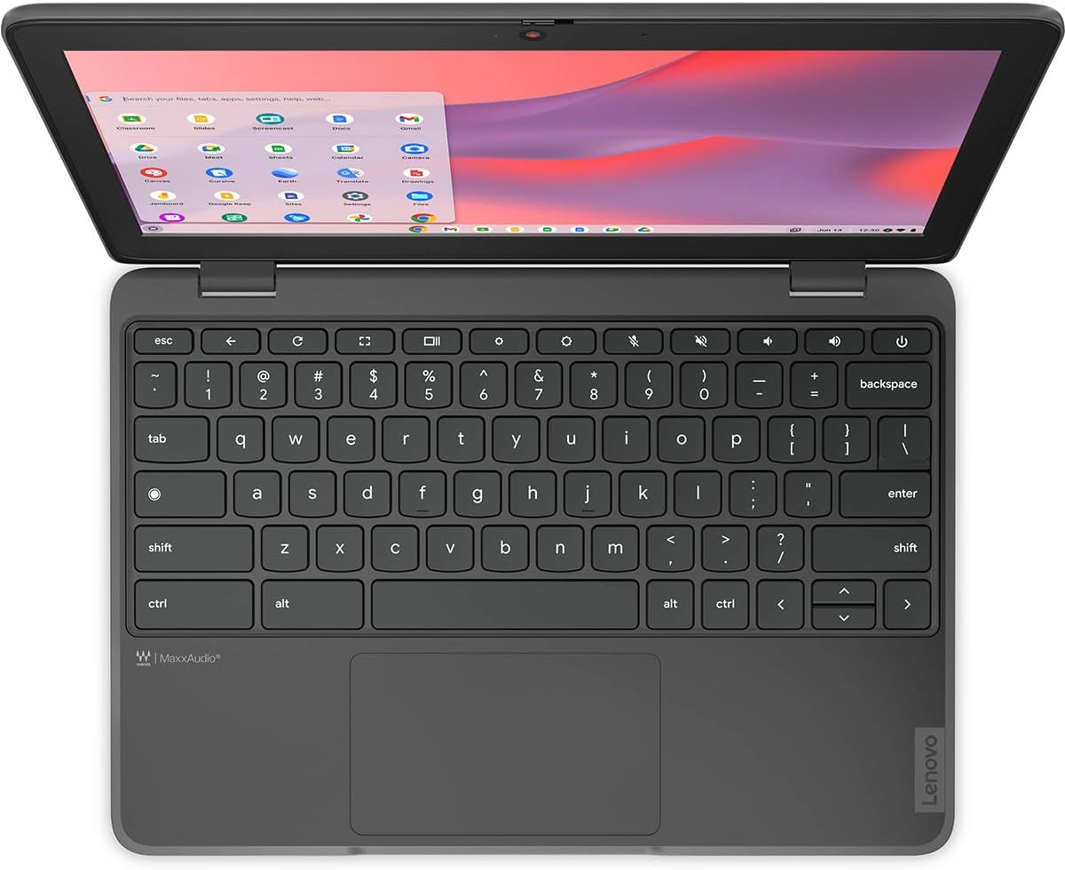 Lenovo 100e Chromebook Gen 4 83G80000US 11.6" Touchscreen Chromebook - HD - Intel N-Series N100-4 GB - 32 GB Flash Memory