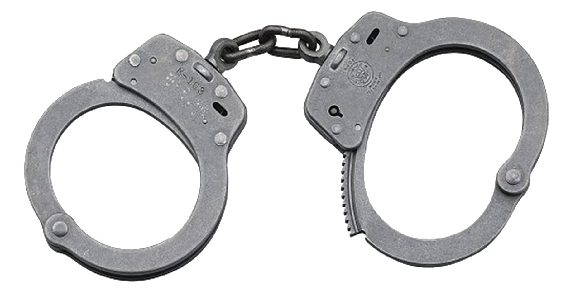 Smith & Wesson Model 103 Chain-Linked Stainless Steel Handcuffs