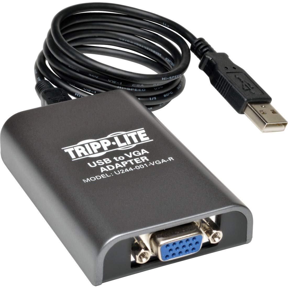 Tripp Lite USB 2.0 to DVI/VGA External Video Graphics Adapter