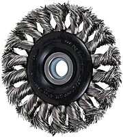 81800 3" Standard Twist Knot Wheel .012 SS Wire