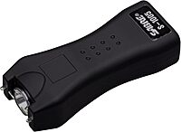 SABRE 2-in-1 Stun Gun and Flashlight and Belt Holster, 1.60 µC Charge, 120 Lumen LED, Rechargeable