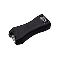 SABRE 2-in-1 Stun Gun and Flashlight and Belt Holster, 1.60 µC Charge, 120 Lumen LED, Rechargeable