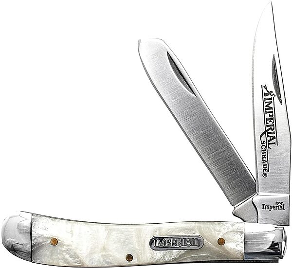 Schrade Imperial IMP13L Stainless Steel Large 2 Blade Pocket Knife 4"